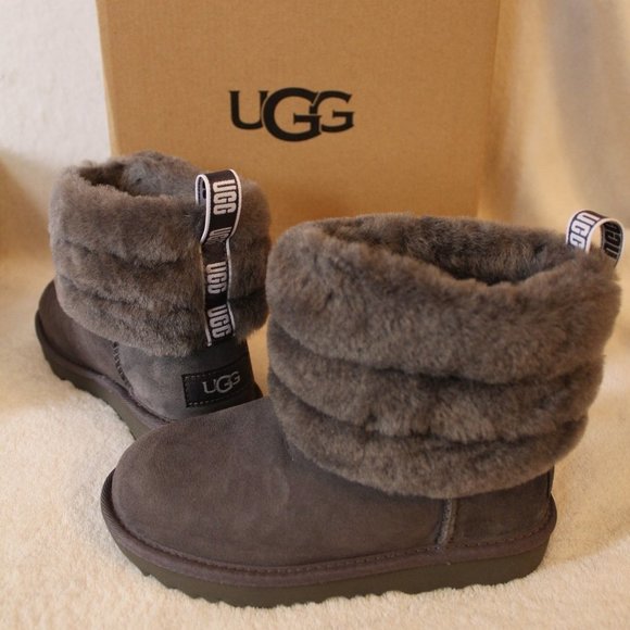 NIB UGG TODDLER INFANT MINI SHEARLING‎ SUEDE BOOTS - Picture 3 of 8